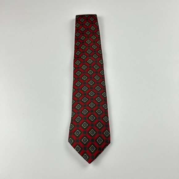 Brooks Brothers Other - Vintage Brooks‎ Brothers Makers and Merchants Burgundy Geometric Silk Tie USA